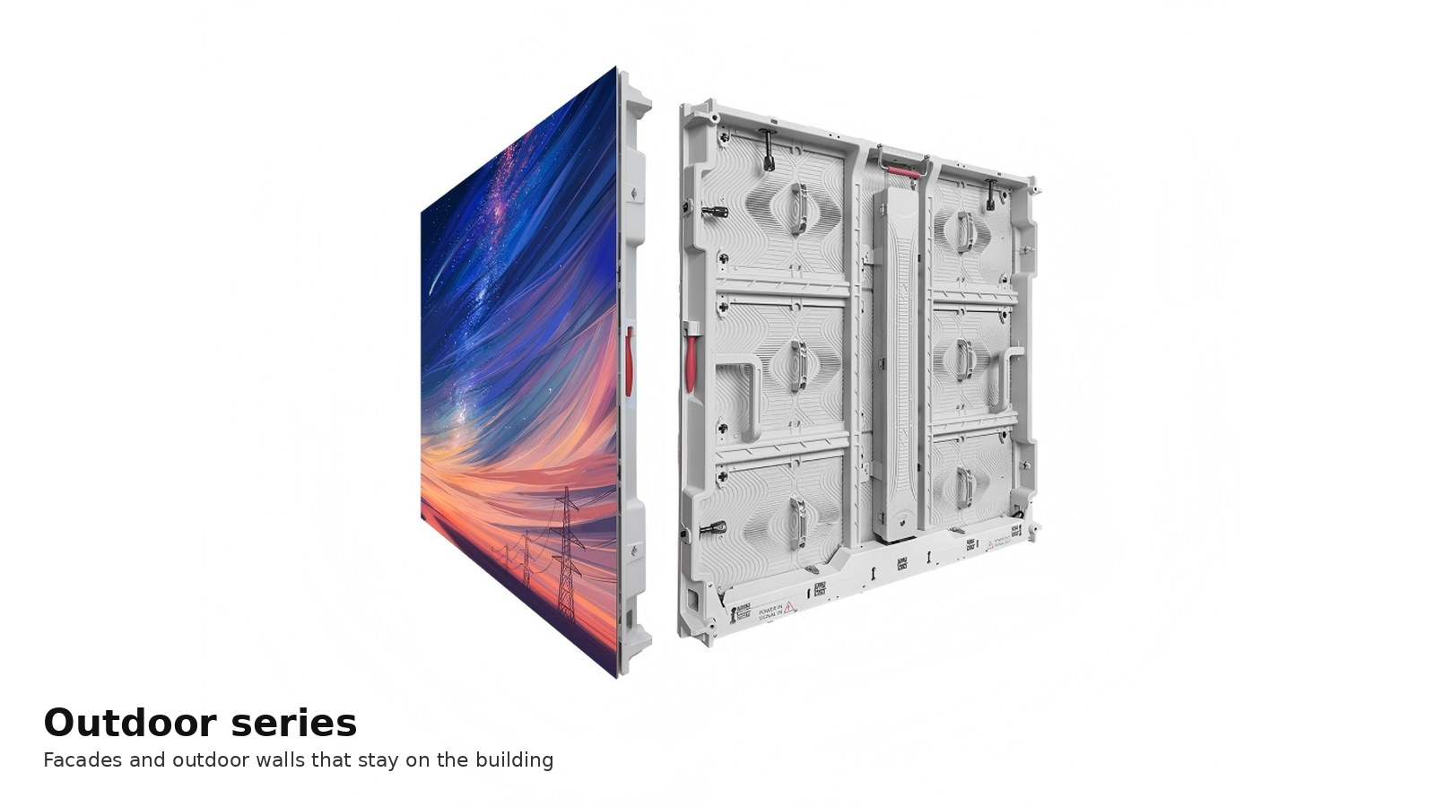 Outdoor series — Facades and outdoor walls that stay on the building