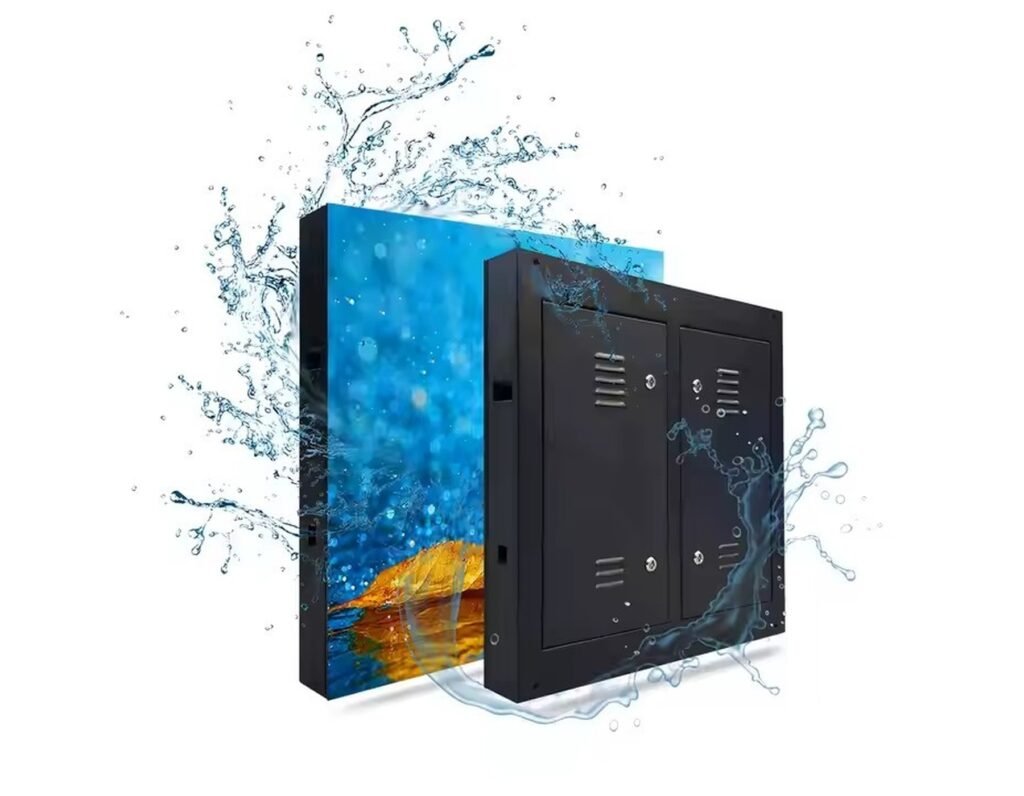 SFF-OI IP65 outdoor iron cabinet, front and rear