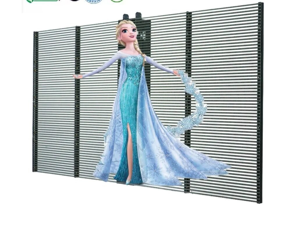 SFxDisplay SFT-M LED transparent mesh cabinet
