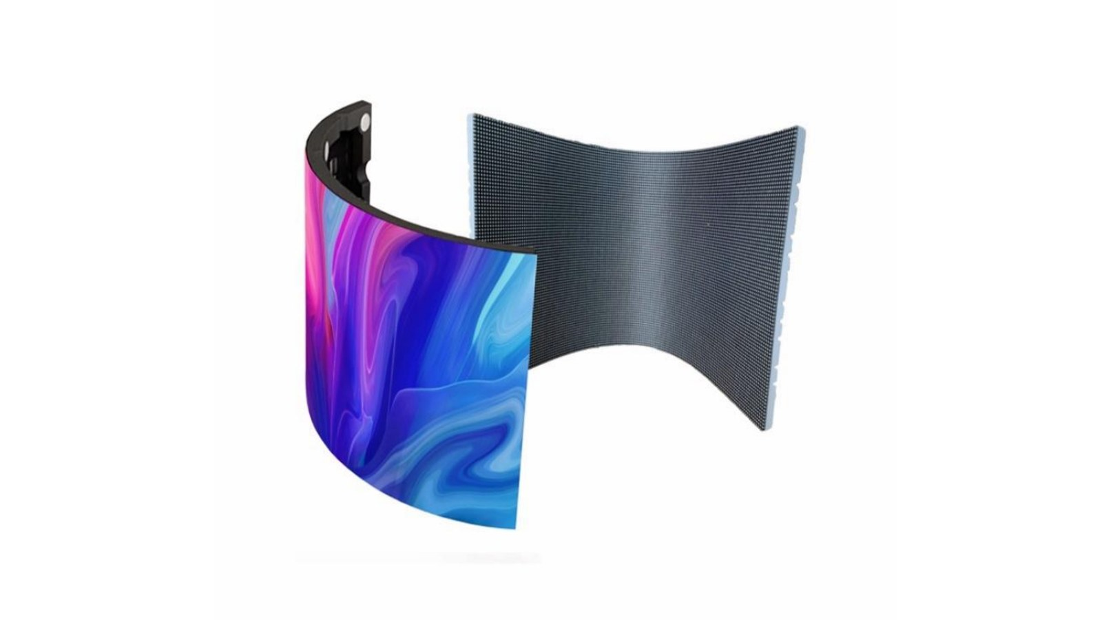 Curved LED screen