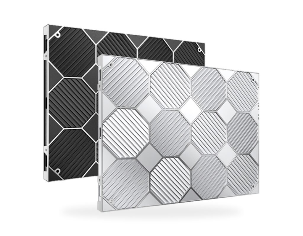 SFF-IH indoor hard-connection LED panel, front and rear